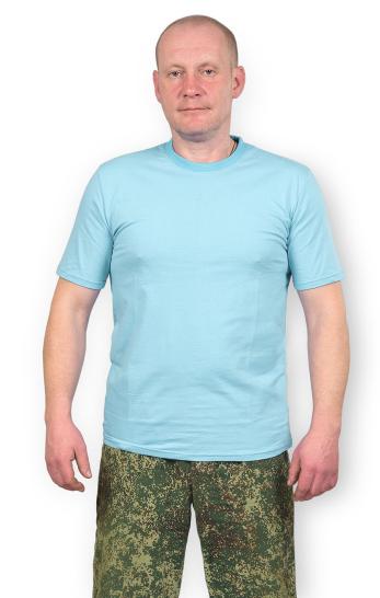 Футболка мужская, бирюзовый (67-15) - фото 1