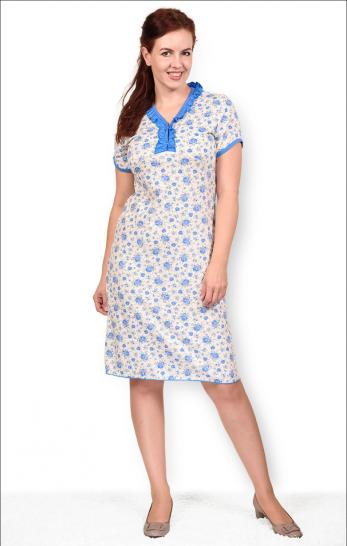 Сорочка двойного крашения с рюшей (235-11) - фото 1