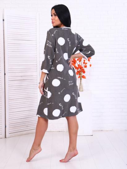 Халат махровый на молнии, серый (872-6) - фото 7