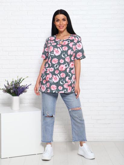 Футболка женская с карманами (00996, зеленый) - фото 1