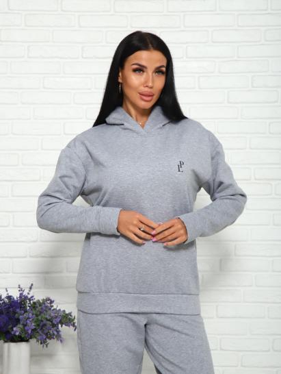 Костюм с брюками, футер с начесом 3-х нитка (01021, серый) - фото 20