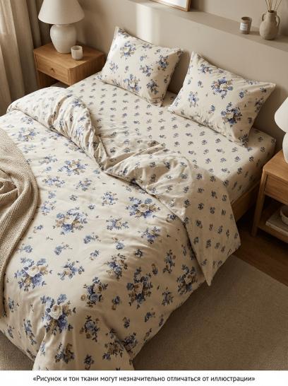 Комплект постельного белья Зима-Лето Цветочная долина поплин - фото 1