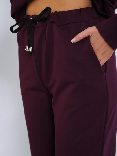 Костюм с брюками, футер с лайкрой 2-х нитка (00907, бордовый) - фото 22