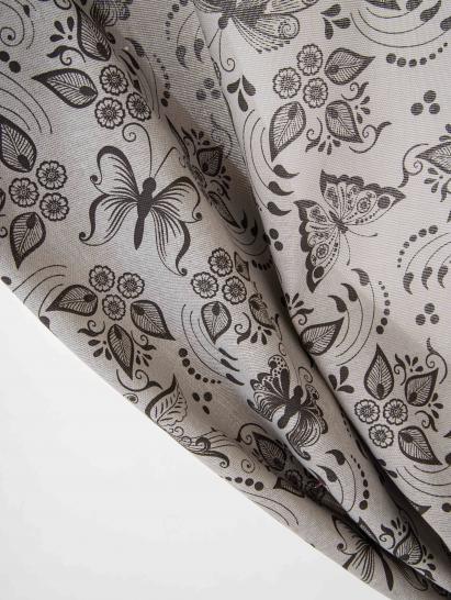 Шторы короткие с подхватами Бабочка графитовая - фото 2