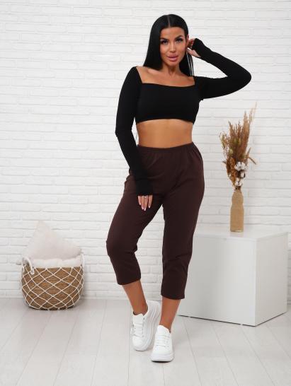 Бриджи трикотажные (01037, коричневый) - фото 12