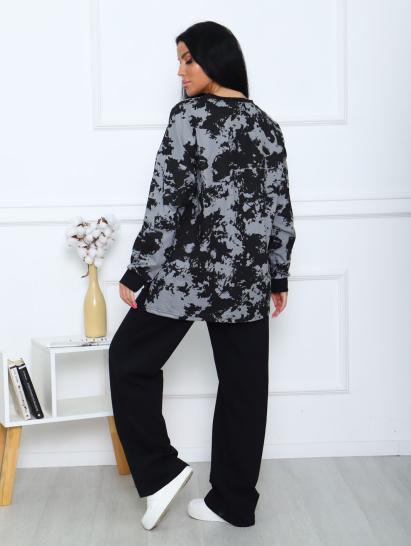 Костюм с брюками, принт (00963, черный) - фото 8