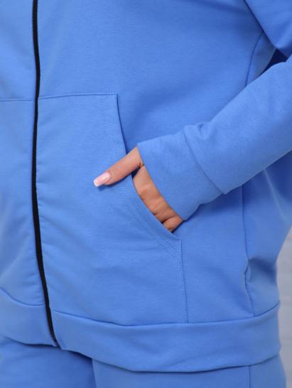 Костюм с брюками, футер с лайкрой 2-х нитка, голубой (907-12) - фото 2