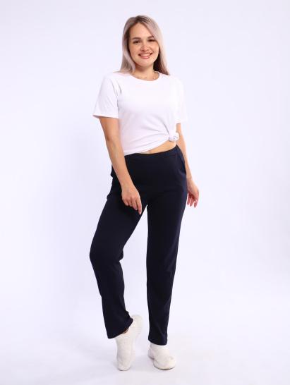 Брюки с карманами, интерлок (01034, темно-синий) - фото 14