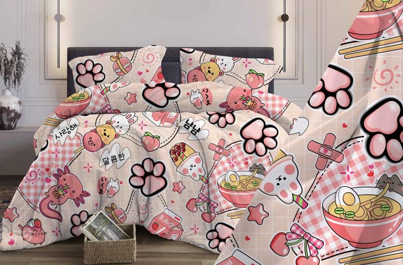 Простыня Табо-лапка бязь - фото 1