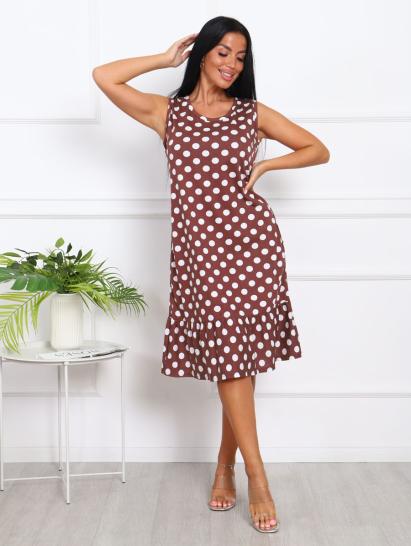 Сарафан с карманами (00977, коричневый) - фото 17