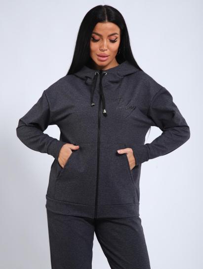 Костюм с брюками, футер с лайкрой 2-х нитка (00907, серый) - фото 20