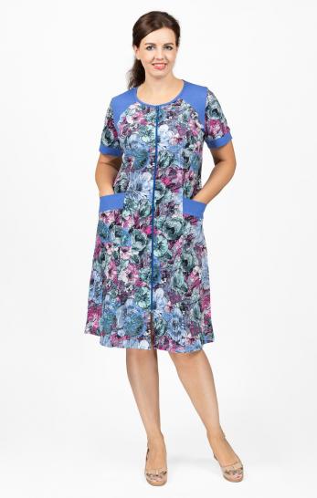 Халат женский на молнии (671-1) - фото 2