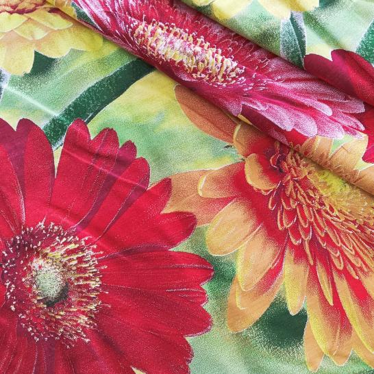 Комплект постельного белья Герберы 3D бязь - фото 3