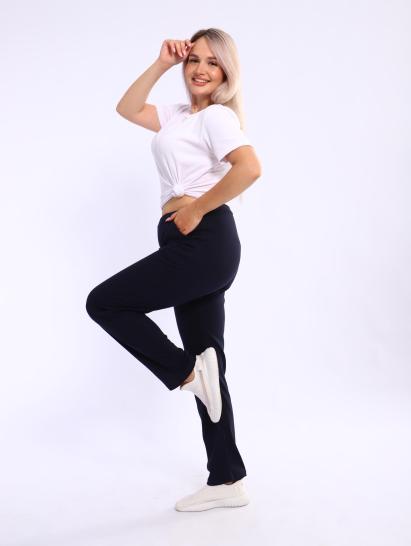 Брюки с карманами, интерлок (01034, темно-синий) - фото 12