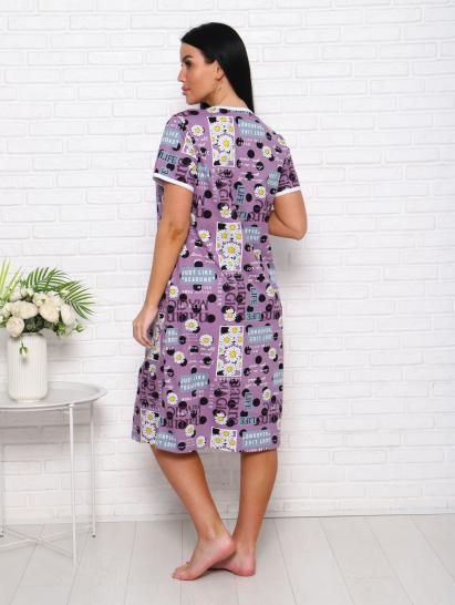 Халат женский на молнии с карманами (00960, сирень) - фото 7