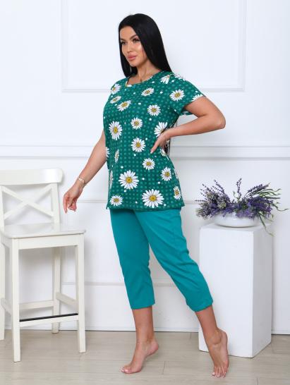 Костюм с бриджами, зеленый клетка (891-2) - фото 8