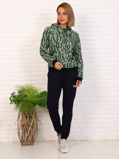 Костюм с капюшоном, футер с лайкрой, мята (660-1) - фото 1