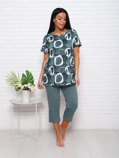 Костюм с бриджами (00983, зеленый) - фото 12