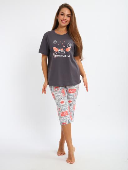 №246 Костюм с бриджами Костюм женский Серый - фото 3