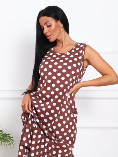 Сарафан с карманами (00977, коричневый) - фото 3