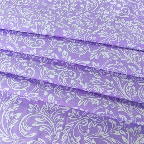 Комплект постельного белья Завиток лавандовый бязь - фото 2