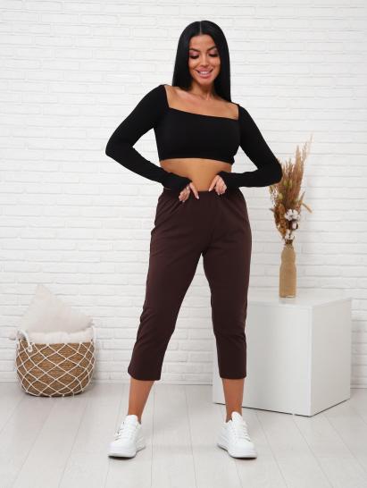 Бриджи трикотажные (01037, коричневый) - фото 13