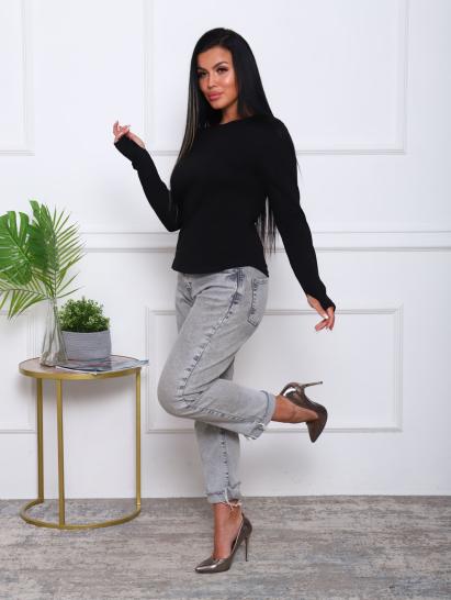 Лонгслив, кофта с длинным рукавом, черный (913-1) - фото 12