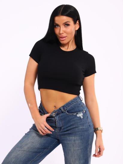 Топ с коротким рукавом (01040, черный) - фото 11