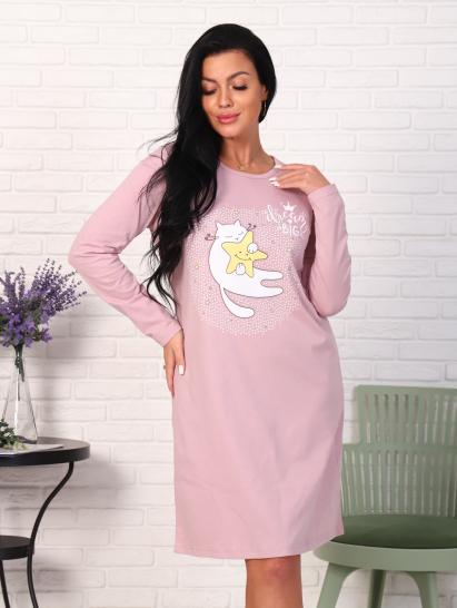 Сорочка с длинным рукавом, принт (0788, кофе) - фото 3