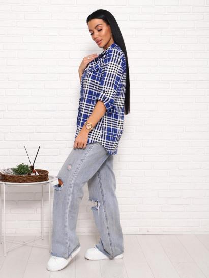 Рубашка на пуговицах (00995, темно-синий) - фото 13