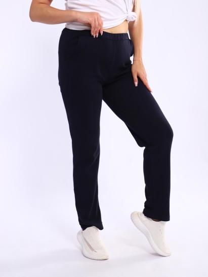 Брюки с карманами, интерлок (01034, темно-синий) - фото 6