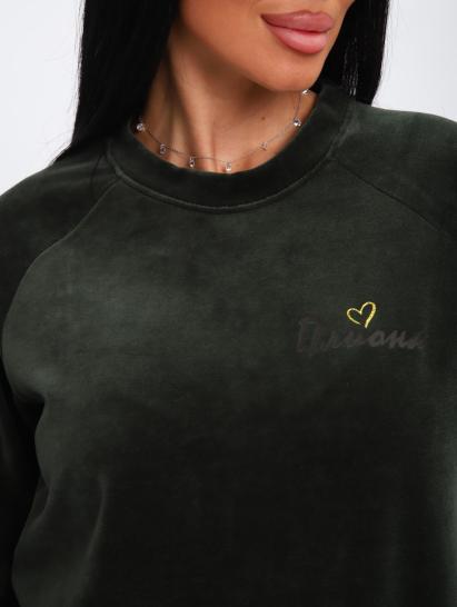 Костюм с брюками, велюровый (01065, хаки) - фото 7