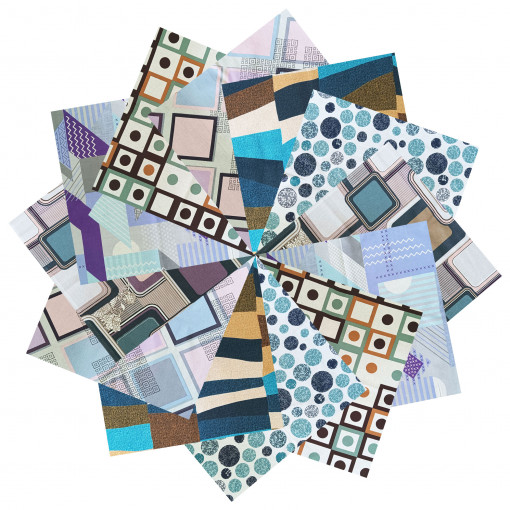 Лоскут Пифагор (12 лоскутов 50*50 см) - фото 3