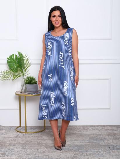 Сарафан, полоска синий (918-1) - фото 8