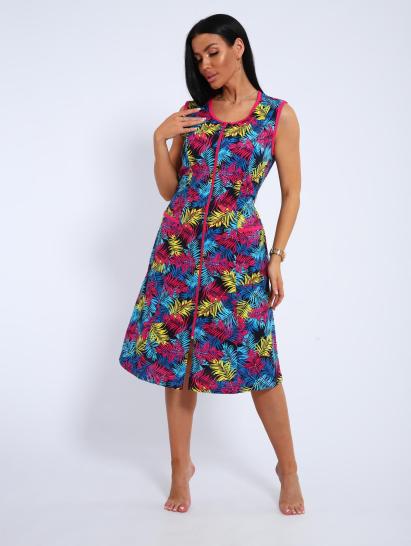 Халат на молнии с карманами (00993, разноцветный) - фото 11