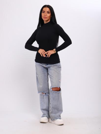 Водолазка женская, рибана (01044, черный) - фото 18