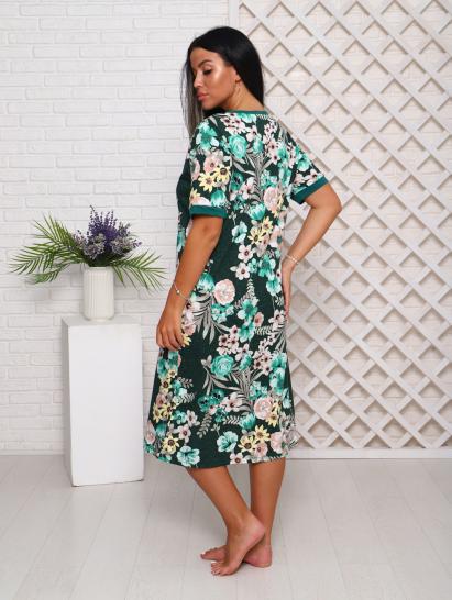 Халат женский с карманами на молнии, зеленый (946-1) - фото 6