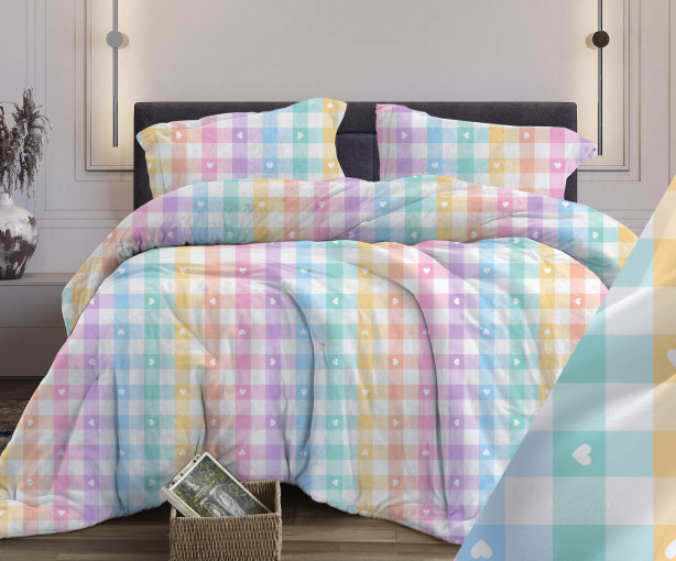 Комплект постельного белья Радуга бязь - фото 1