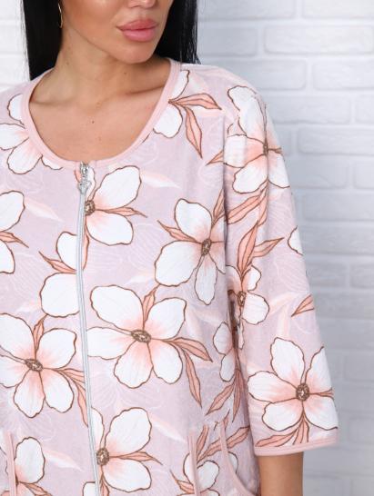 Халат махровый на молнии, бежевый (942-6) - фото 2