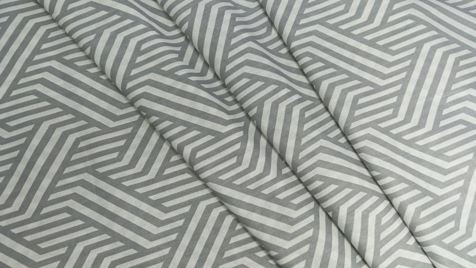 Ткань Бесконечность серый Бязь 150 см  - фото 1