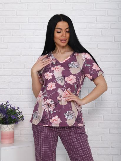 Костюм с брюками (00991, бордовый) - фото 6