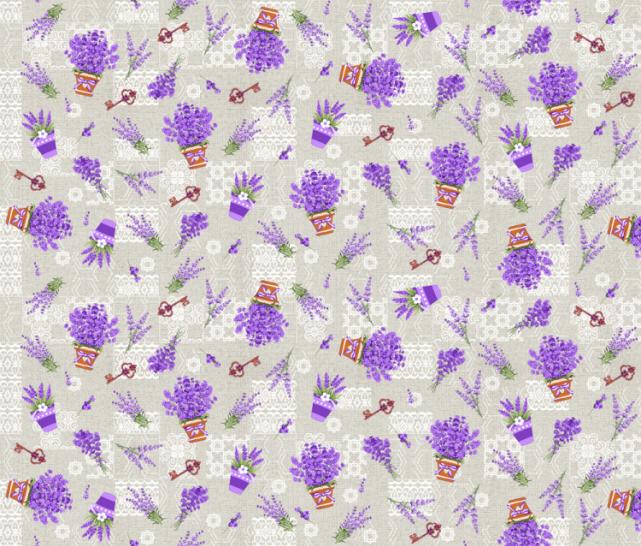 Ткань рогожка Прованс 150 см  - фото 1