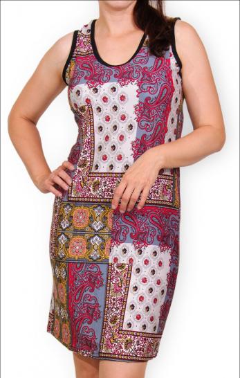 Платье из вискозы -  купон, абстракция (152-5) - фото 2