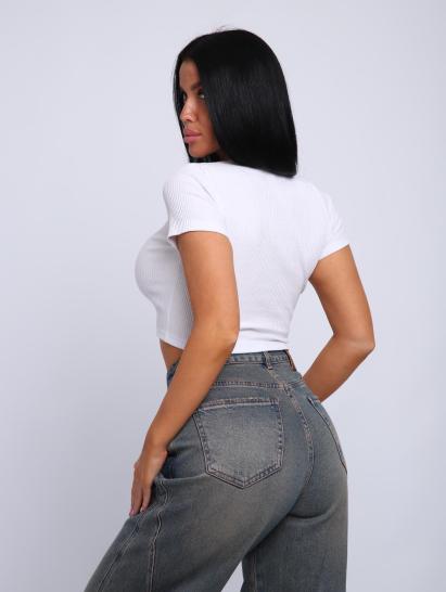 Топ с коротким рукавом (01040, белый) - фото 10