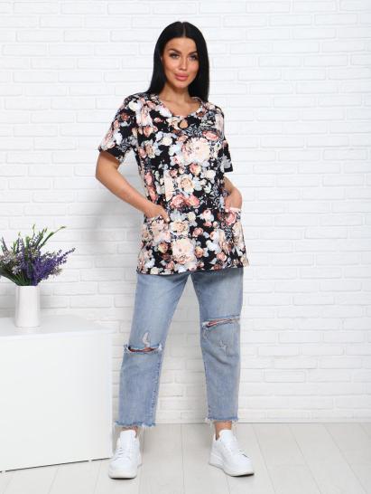 Футболка женская с карманами (00996, черный) - фото 11