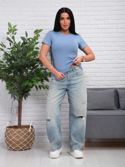 Футболка женская (01078, серо-голубой) - фото 15