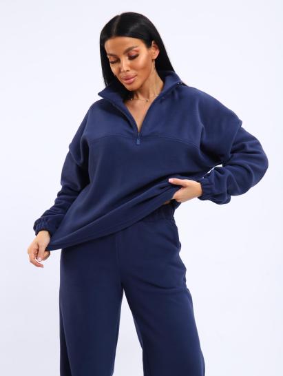 Костюм с брюками, флисовый (01061, синий) - фото 5