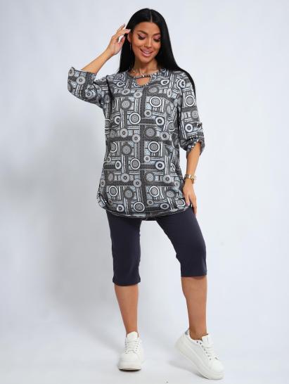 Костюм с бриджами (01052, серый) - фото 3