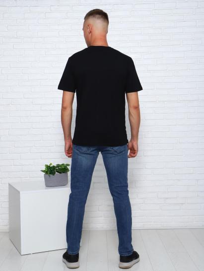 Футболка мужская (01005, черный) - фото 3