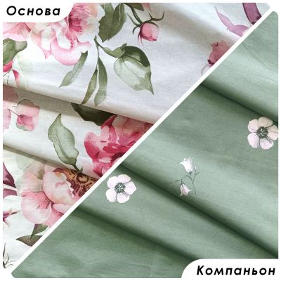Комплект постельного белья Цветочный рассвет поплин - фото 2